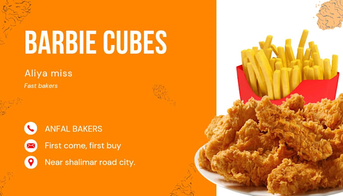 design food flyers and menu cards