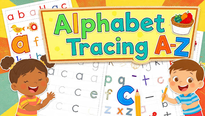 create alphabet tracing worksheets for kids