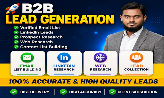 targeted b2b lead generation, email list building