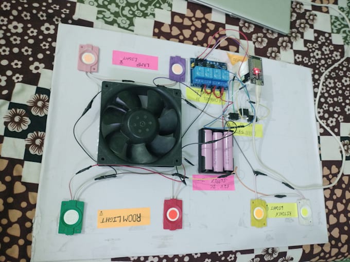 build esp32 home automation