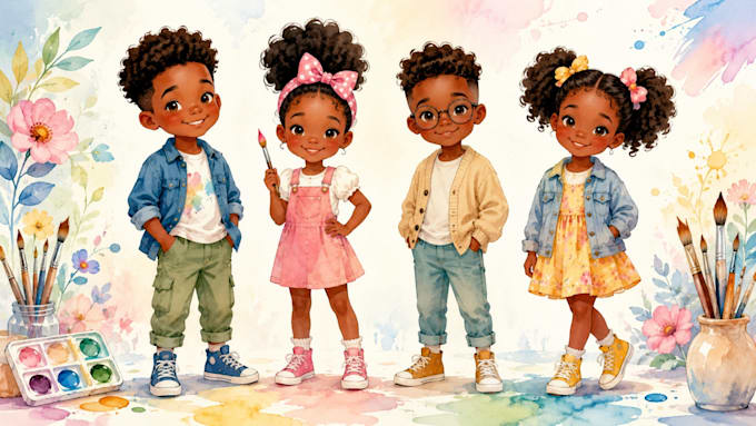 illustrate children book illustrations