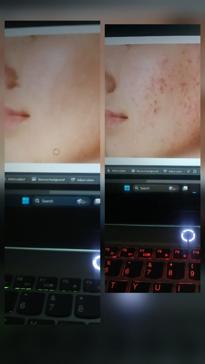 do professional skin retouching and photo editing