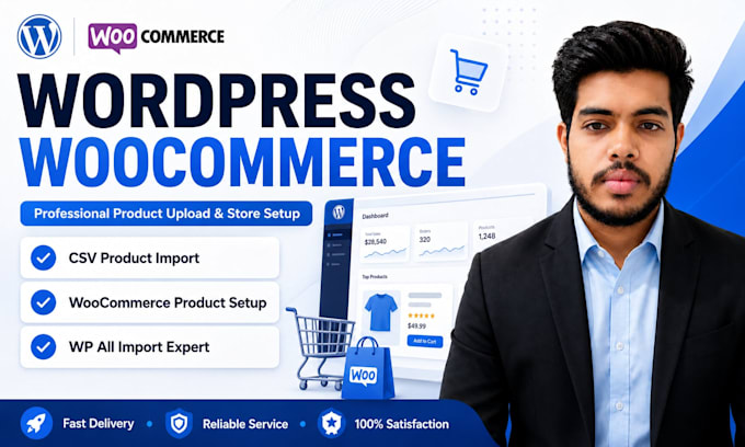 create wordpress woocommerce website