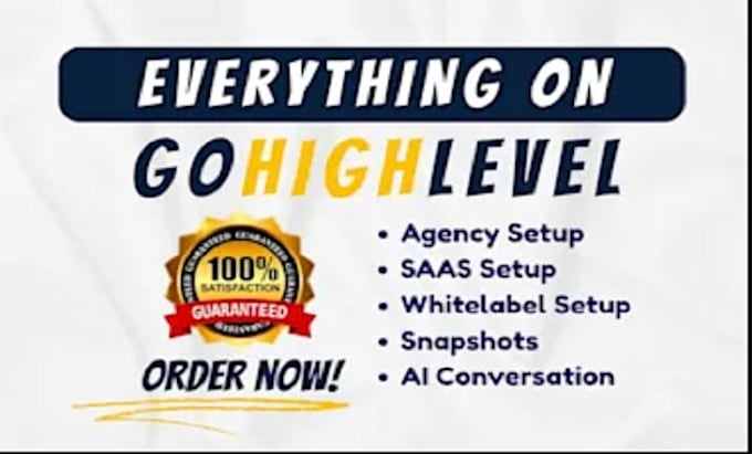 be your gohighlevel expert for CRM setup and lead generation