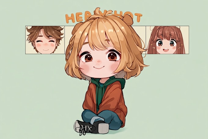 draw cute chibi illustration
