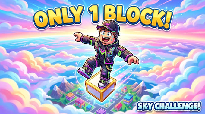 design eye catching roblox thumbnails