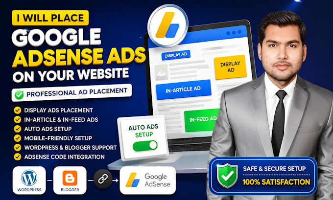 place google adsense ads on your website professionally