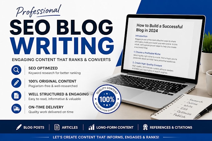 write SEO blog posts and articles
