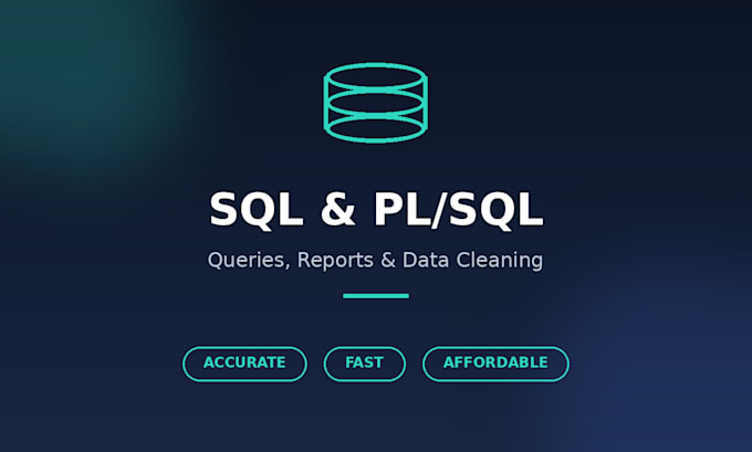 write complex sql queries, pl sql  and optimize with ai