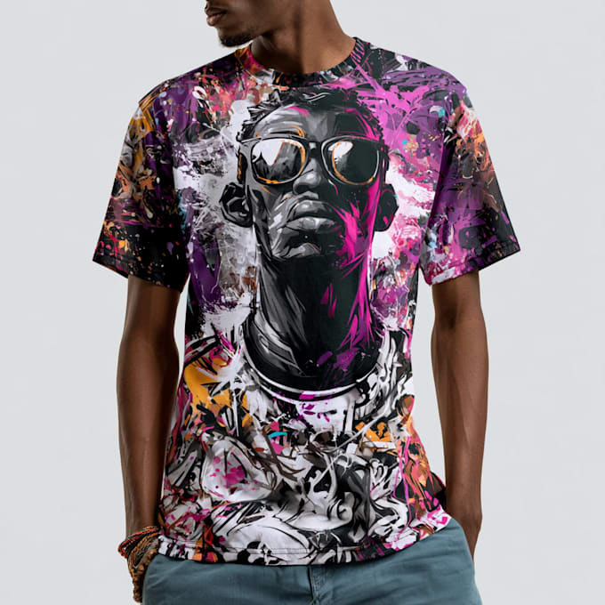 create anime streetwear and vintage design