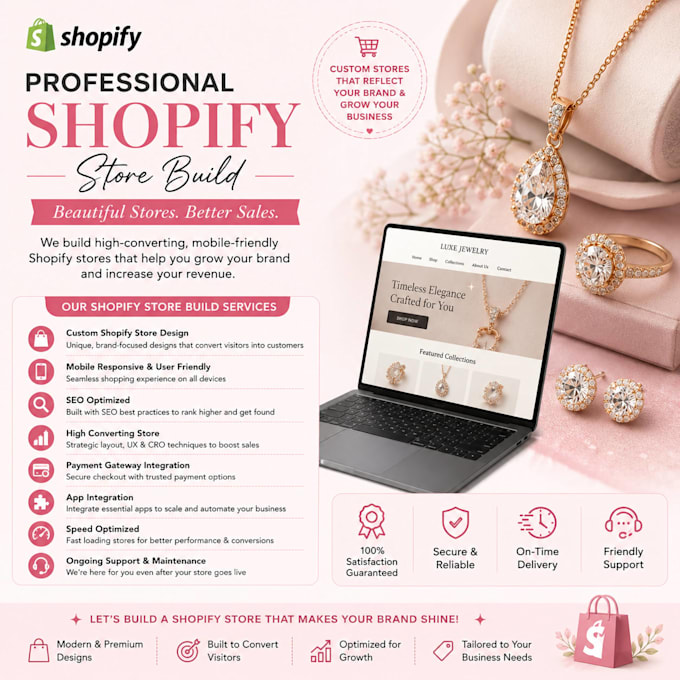 design a premium shopify store that increases sales