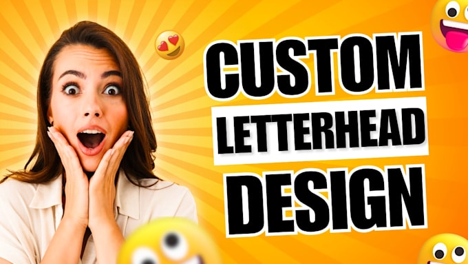 create custom letterhead design in canva with editable ms word file
