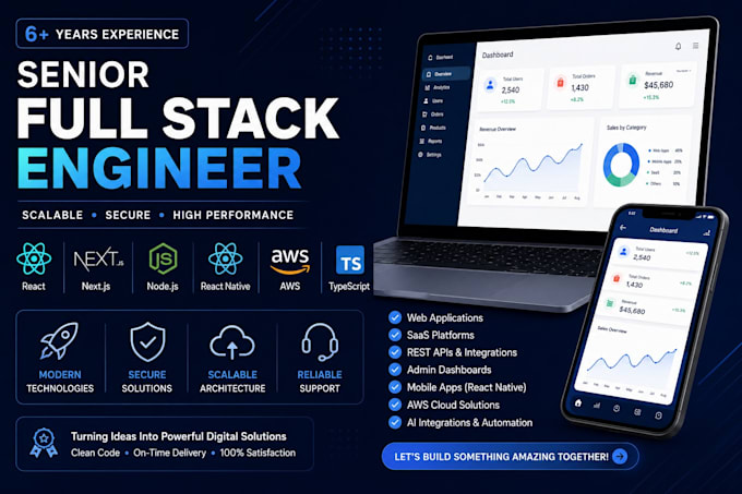 build full stack web applications using react nodejs and AWS