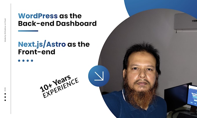 convert your wordpress website to a fast nextjs frontend headless cms