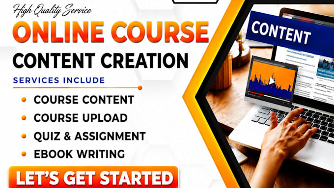 create online course content, course curriculum for your online course creation