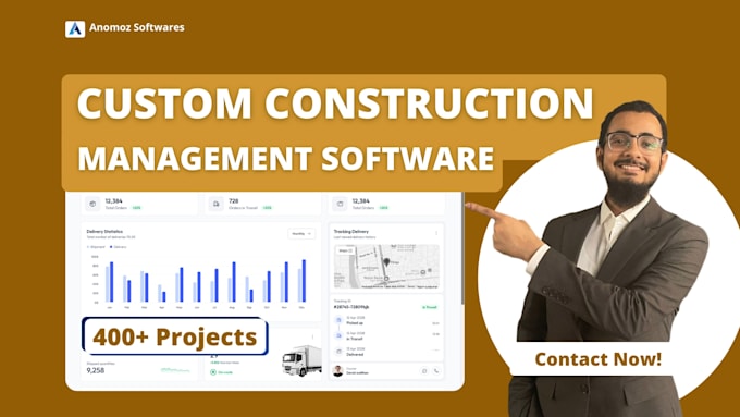 develop a custom construction management web application