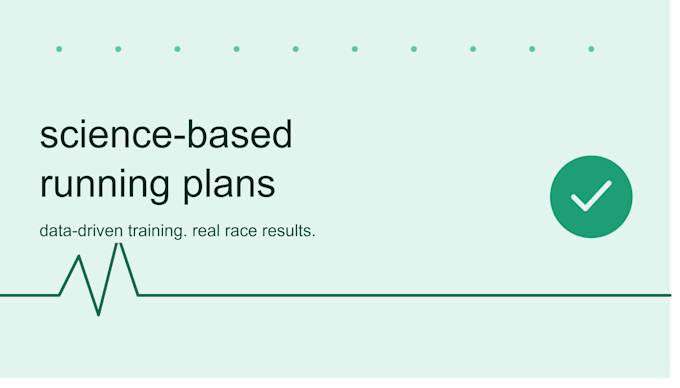 create a personalized, science based running training plan