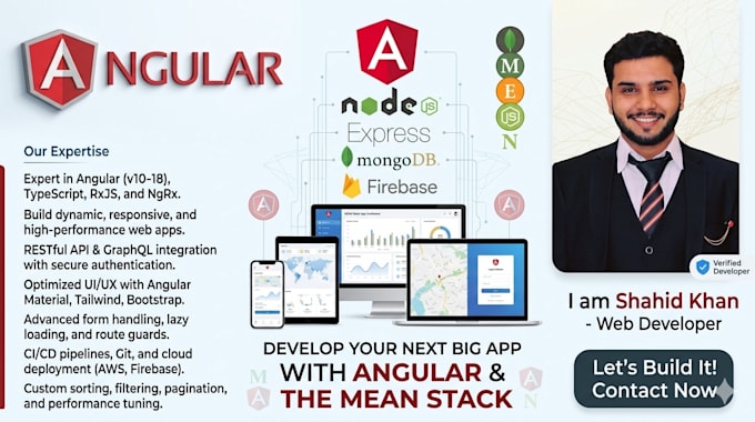 build fullstack web app using mean stack