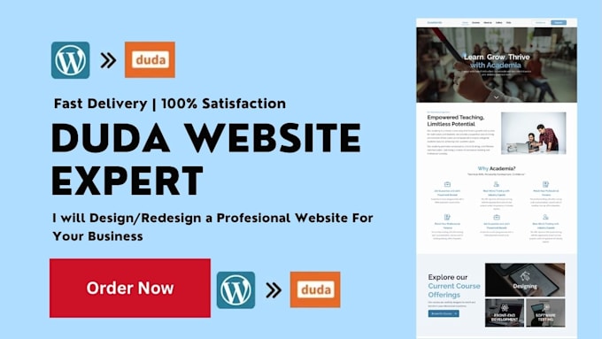 do duda website design, duda website redesign duda website using duda builder