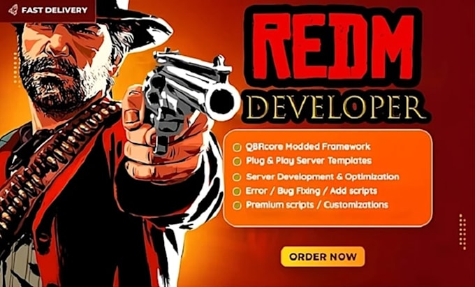 your fivem server developer, redm server developer, redm vorp server