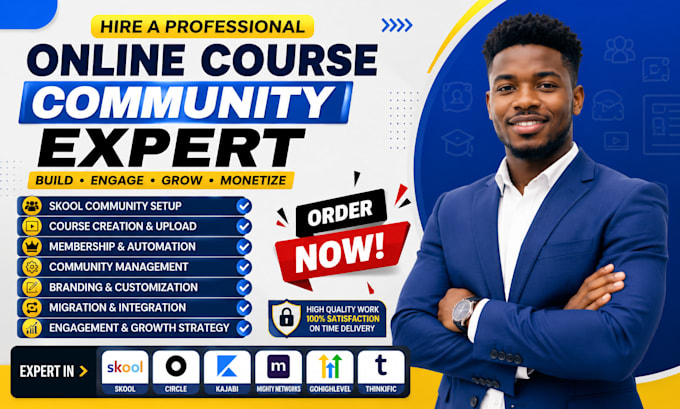 setup skool community, skool online community manager, skool community setup