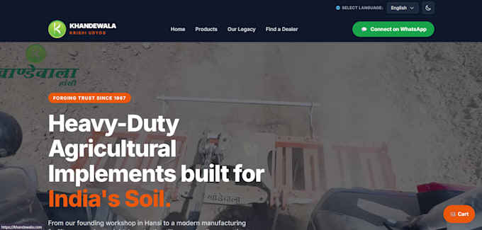 build a responsive landing page