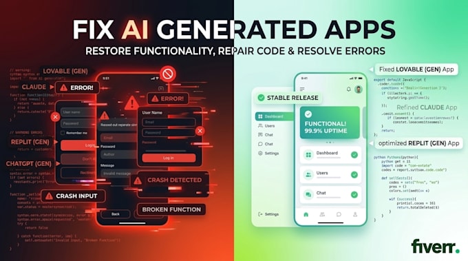 fix, debug and optimize your vibe coded app