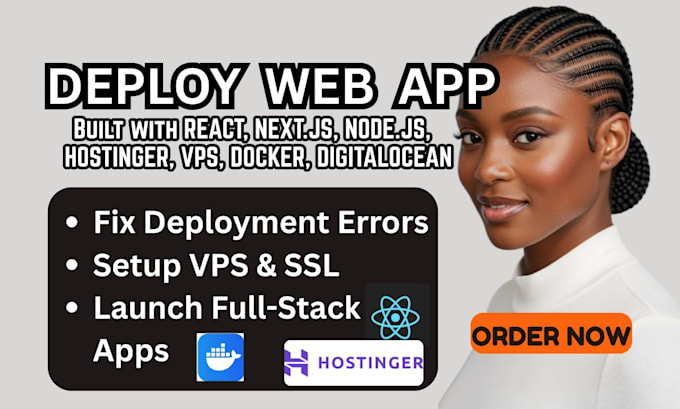 deploy react nextjs nodejs app on aws vps docker and hostinger web hosting