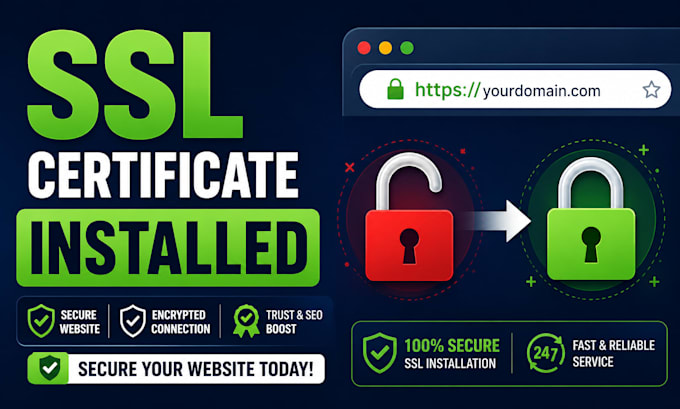 install SSL certificate and fix https errors on your website