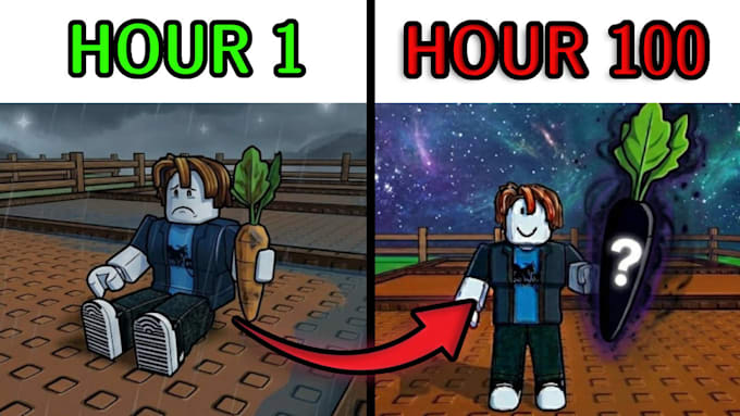 make proffesional  gaming youtube thumbnails for roblox