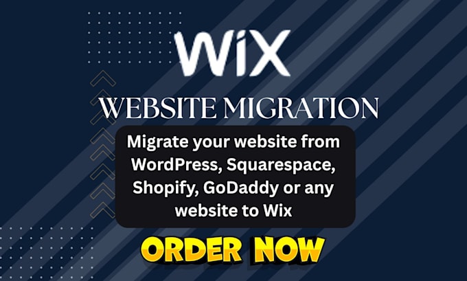 redesign your wix website or migrate to wix professionally