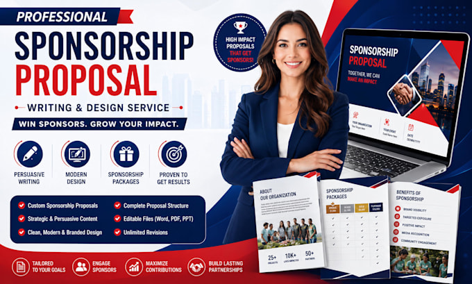 write and design a professional sponsorship and grant proposal
