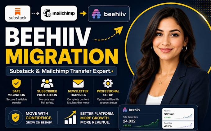 migrate substack to beehiiv migration mailchimp to beehiiv newsletter migration