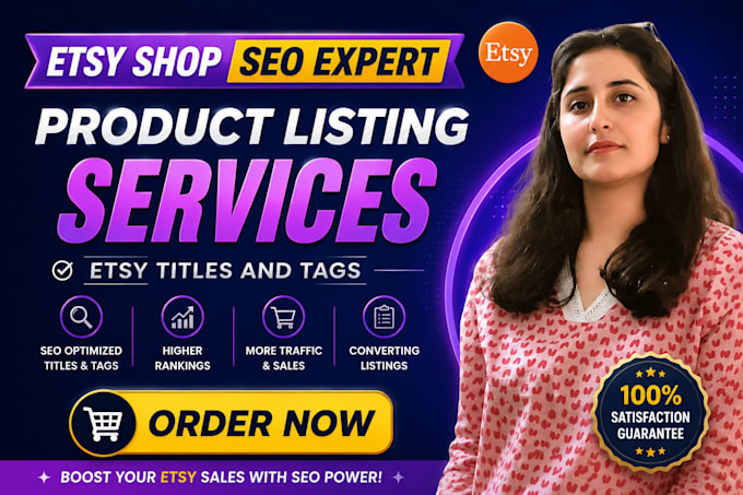 be your etsy SEO and etsy listing expert