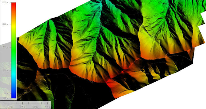 process lidar point cloud data into dtm, dsm, dem, and contour lines