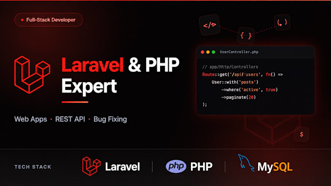 fix laravel bugs, errors, and issues within 24 hours