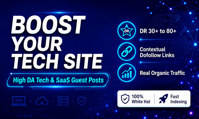 provide high da technology guest post with dofollow tech backlink