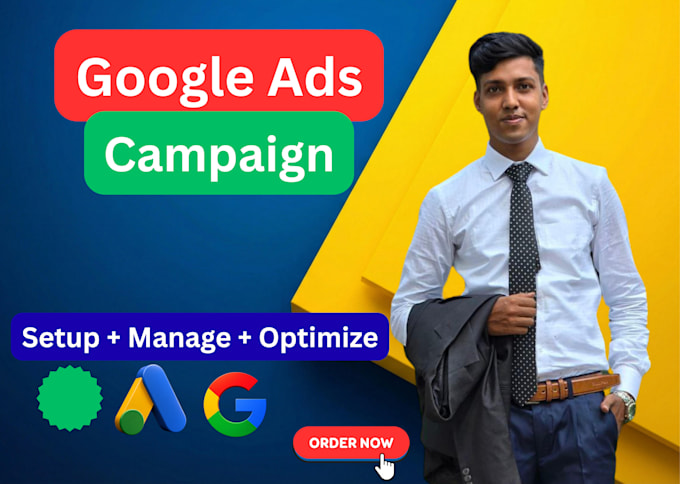 setup, manage and optimize google ads PPC campaigns and youtube ads campaigns
