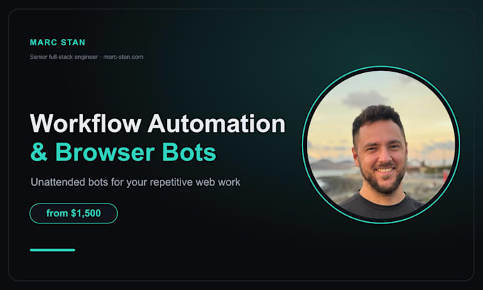 automate your manual, repeatable workflows