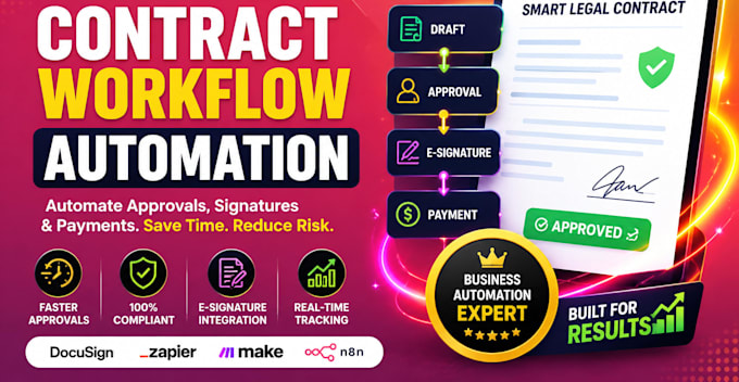 smart legal contract workflow automation contract to payment automation system