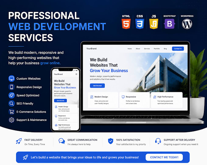 build a professional website for your business