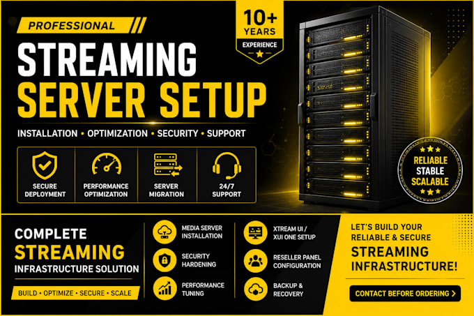 setup, configure, secure, and optimize your streaming server infrastructure