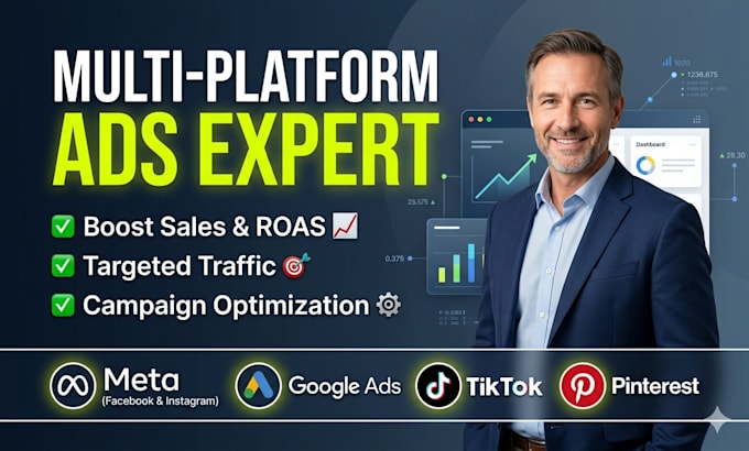 do meta, google, tiktok, and pinterest ads