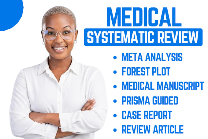 do medical manuscript, systematic review article, case report meta analysis plot