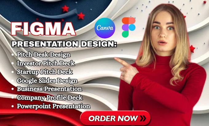 design presentation pitch deck investor deck google slides figma or canva