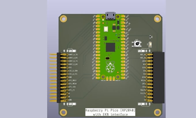 develop raspberry pi pico pcb, wireless pcb, embedded systems and rf pcb designs
