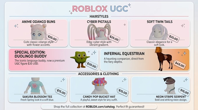 do items roblox ugc for you