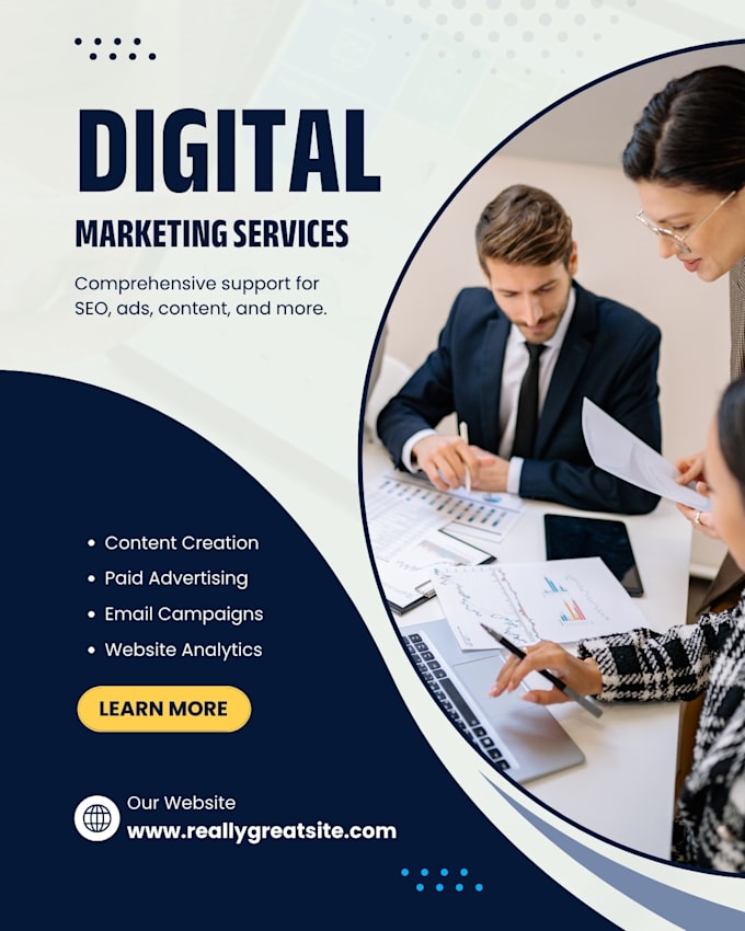 Create professional social media posts and content for your business by ...