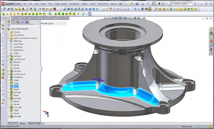 do 3d reverse engineering from scan, stl, mesh to cad model