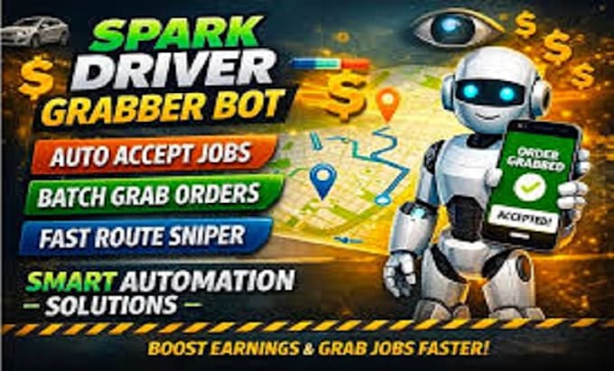 setup craigslist bot, uber bot, doordash bot, grabber bot, spark driver bot